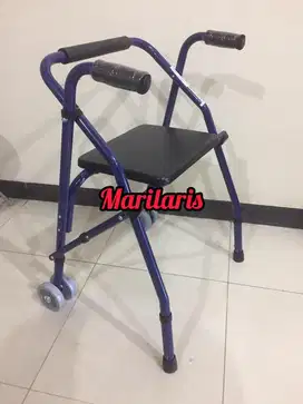 Walker Rollator Beroda ada Tempat Duduk Gea FS914L