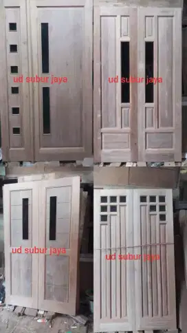 Pintu bahan kayu bekas