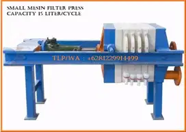 Mesin Filter Press - WWTP - WTP - STP - IPAL - Cappasitas Terkecil
