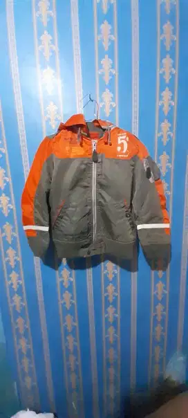 vintage jaket avirex bomber hoodie