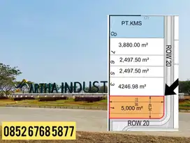 Kavling industri 5.000 M2 Karawang Barat Artha Industrial Hill