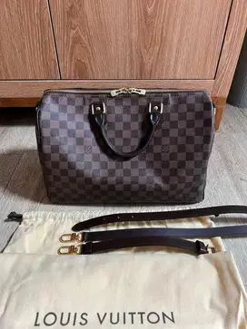 Tas LV Louis Vuitton Asli Speedy Bandouliere