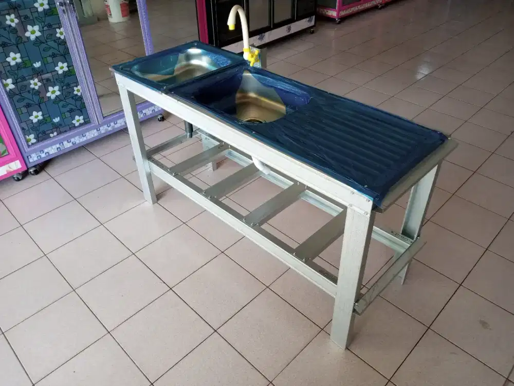 Tempat cuci piring 2 lobang