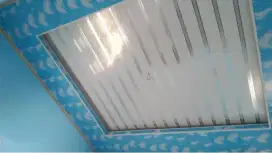 Plafon PVC terpasang