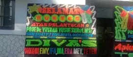 PAPAN KARANGAN BUNGA PELANTIKAN PEJABAT