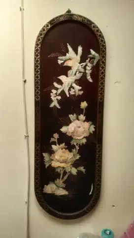 Kerajinan kerang tema 2 antik T 90cm X L 30cm