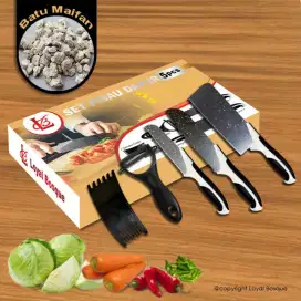 Pisau Set Dapur 5in1