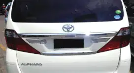 Trunk Lid Bagasi Alphard ANH20 2012 Facelift Putih ada Minus