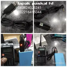 KABEL UNTUK CHARGER HT BAOFENG UV B2 PLUS