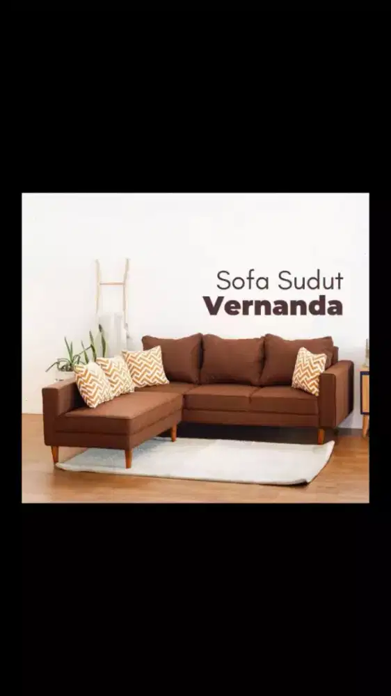 Sofa Retro/ L Sudut Vernanda