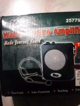 Dijual Mic Sepeaker Amplifier Pinggang.