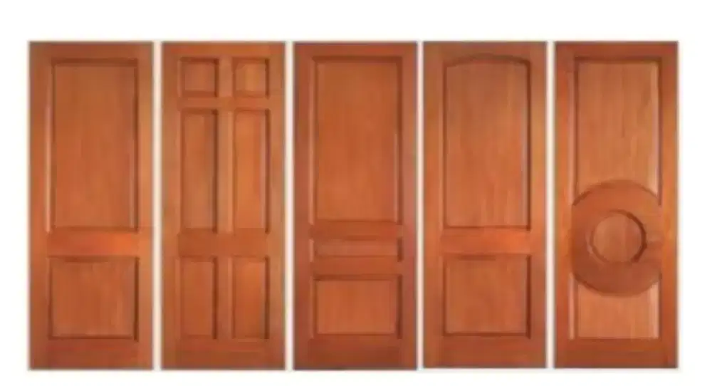 Pintu minimalis jati