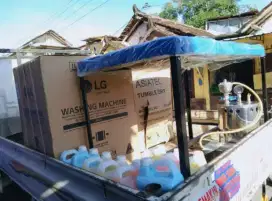 Setrika Uap Laundry Konveksi Gordyn,Mesin Pengering,Paket Laundry,Meja