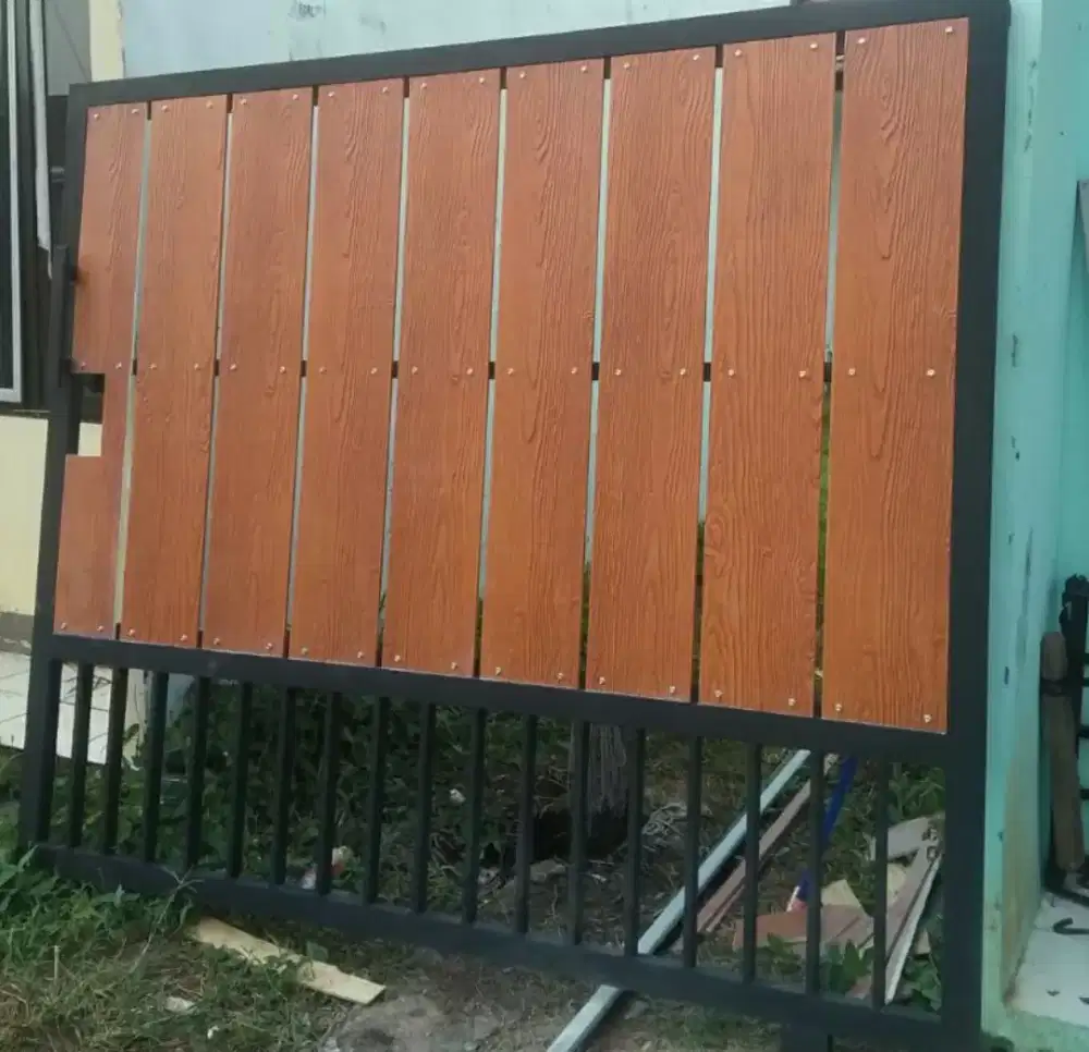 Pagar minimalis kanopi tralis dll