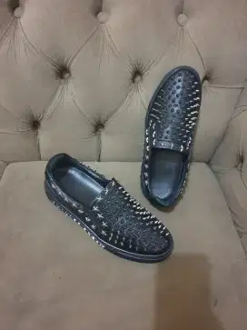 Mulus .authentic sepatu .slip on philipp plein size 42