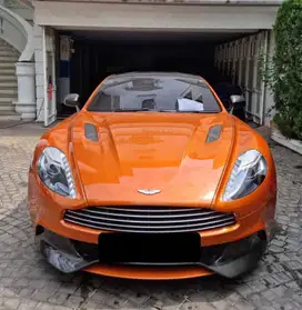 Aston Martin Vanquish 2013 Orange On Black Aston Martin 2013 Vanquish