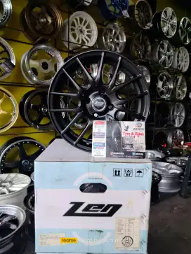 Velg zen8011 r15 4x100,114 lbr5,5 et42 flow forming