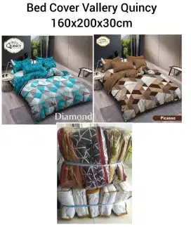 Bed Cover merk Vallery Quincy 160x200 tinggi 30cm