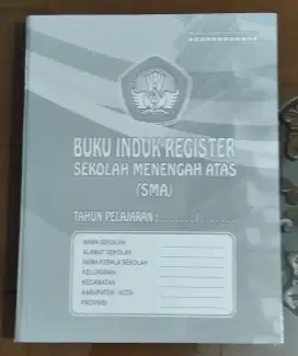 Buku Induk Registrasi SMA