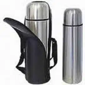 Termos mini plus sarung bahan stainles steel