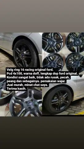 JUAL MURAH VELG RACING RING 16 PCD 4X100