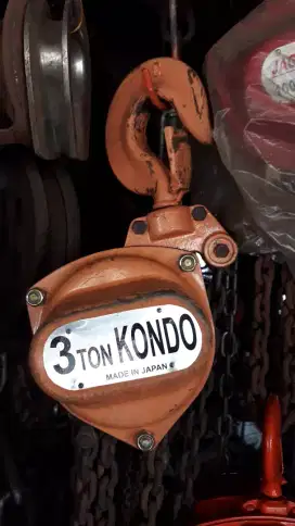 Jual chain blok merek kondo 3 ton