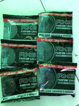 axe pocket hitam and coklat