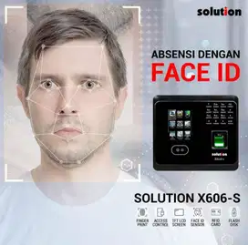 Mesin absensi solution x606s support cloud ID garansi resmi