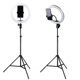 TaffSTUDIO Lampu Halo Ring Light LED Selfie 120 LED 10 Inch 