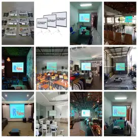 sewa / rental projector proyektor gratis antar jemput