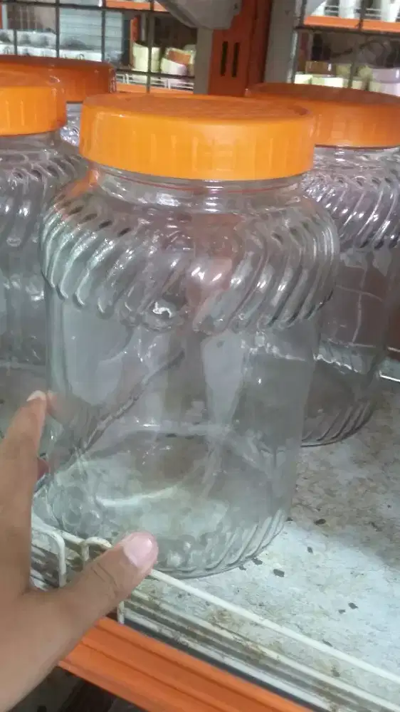 Free Ongkir Toples Makanan Jadul Bahan Kaca