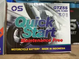 Aki accu sepeda motor baru