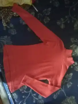 Baju lengan panjang bahan wol melar