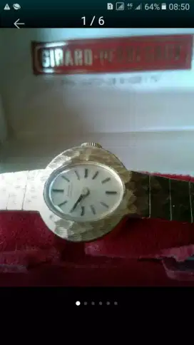Jam tangan puteran/kuncian merk GIRARD PEREGAUX