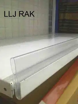 Stopper pagar rak utk rak minimarket / supermarket / toko