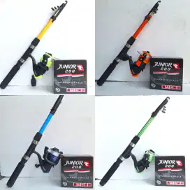 Joran Pancing Pancingan Mancing Set Siap Casting