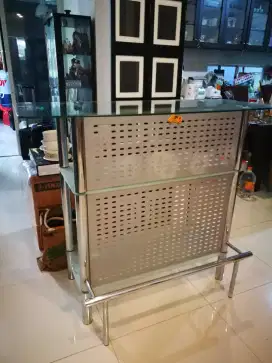 Meja bar stainless steel