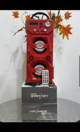 Speaker double 4 Inc Bluetooth bisa karaoke