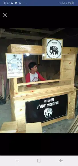 FROMO Booth Jati Belanda Cocok Untuk usaha Boba, taui tea, Bubble