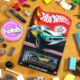 Diecast HotWheels Collector Edition 2021 Off Road Camaro Green Mail in