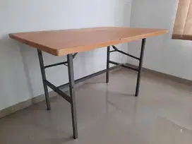 Meja kayu lipat - 1.15 x 0.8 m