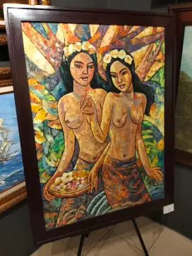 Lukisan gadis bali