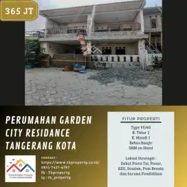 PROPERTY (CESSIE) - PERUMAHAN GARDEN CITY RESIDANCE TANGERANG KOTA