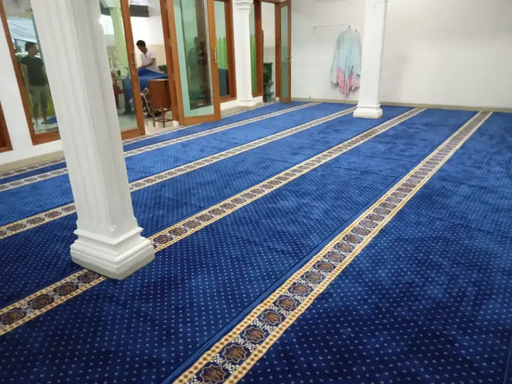 Karpet Masjid New Blue Mosque Import Tebal 12 mm ASLI
