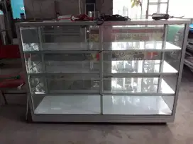 Etalase warung sembako toko gratis ongkir dan roda salon apotik klinik