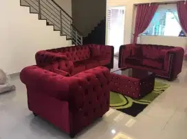 Sofa Red satu set