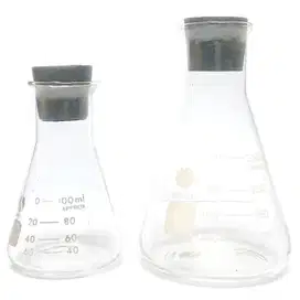 Laboratory Glassware Merlenmeyer Lab Tabung Kaca Reaksi 100ml 250ml