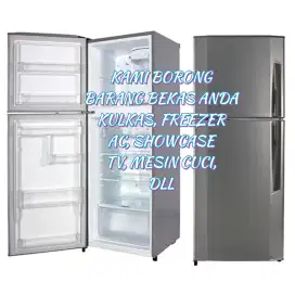 Kami beli Kulkas bekas Freezer, Showcase, dll