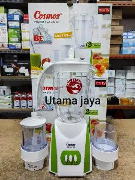 BLENDER COSMOS 3TABUNG PLASTIK ANTI PECAH CB-282AP (BARU & BERGARANSI)