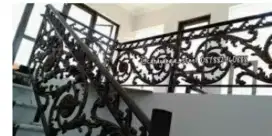 Tempa klasik untuk gerbang dan reling balkon rumah